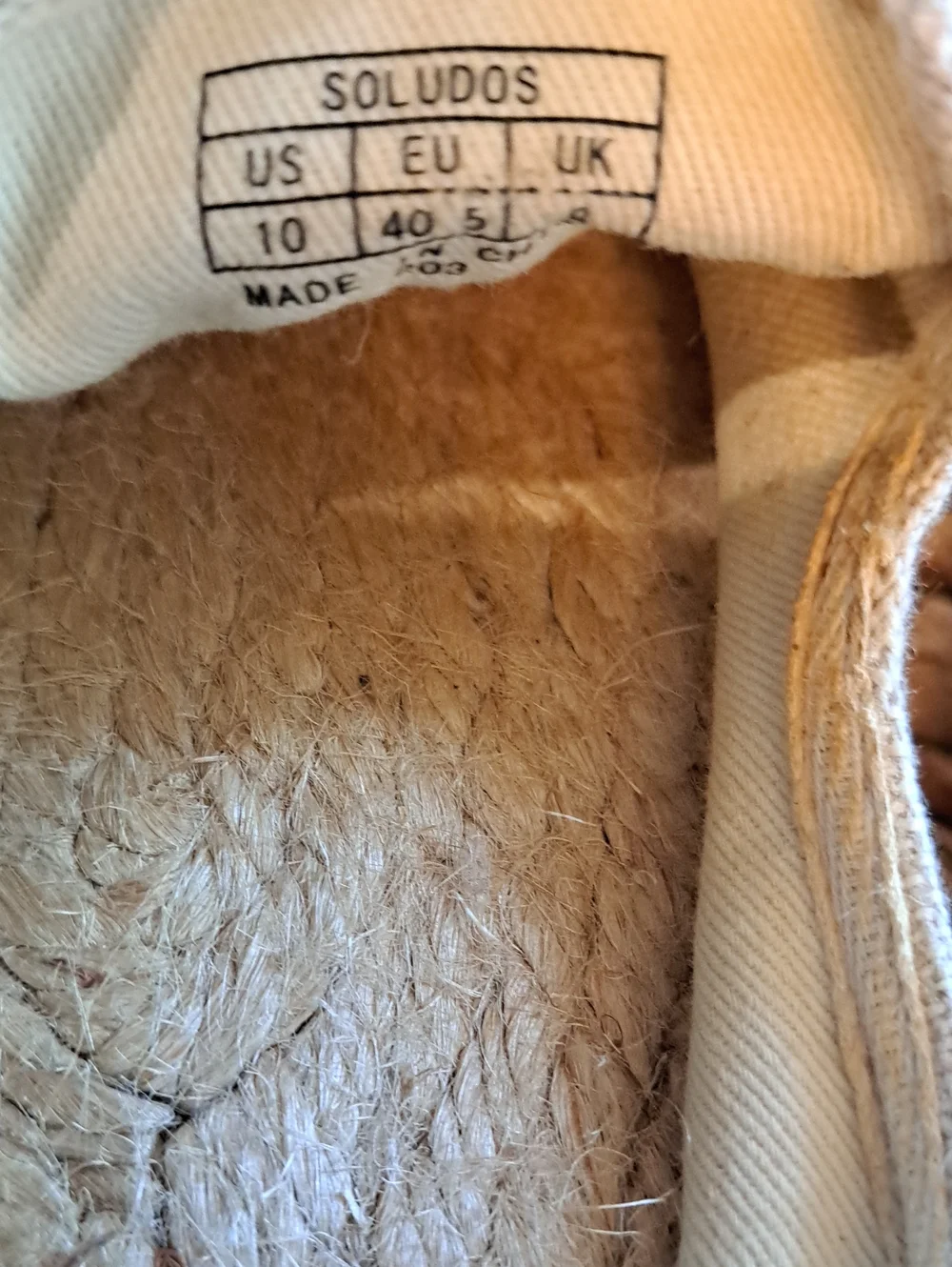 Soludos Womens The Spritz Embroidered Beige Canvas Espadrille Smoking Loafers 10